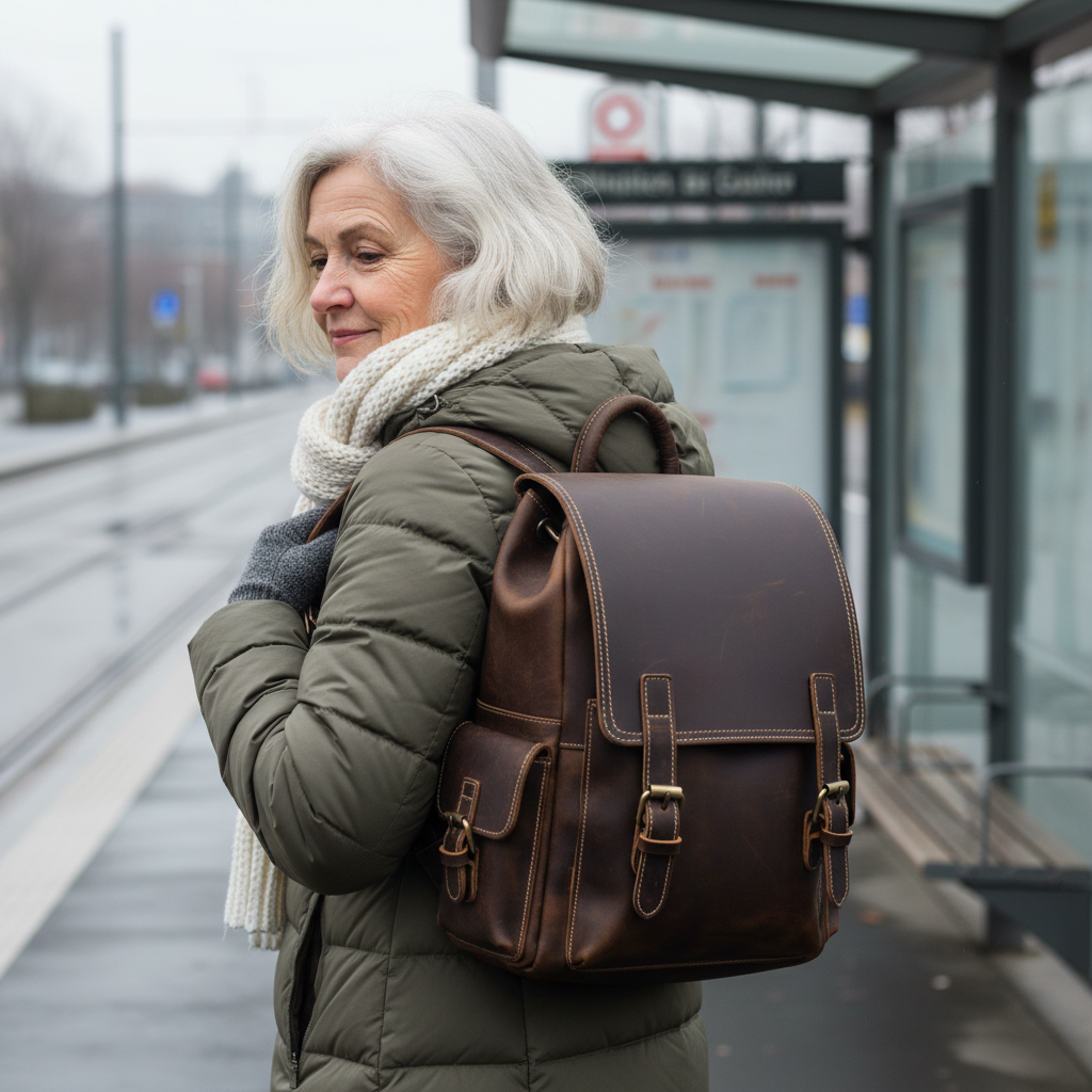 Marcus Leather Backpack