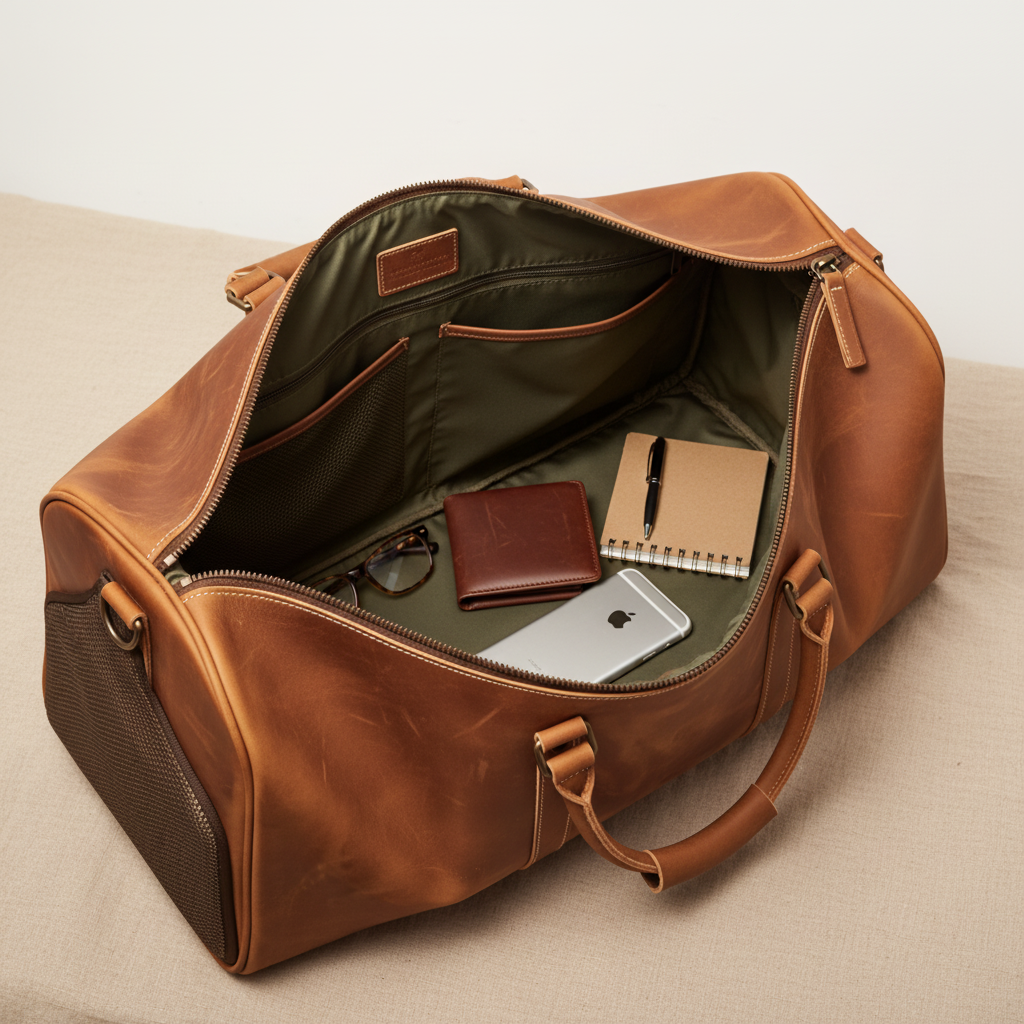 Callahan Leather Travel Bag