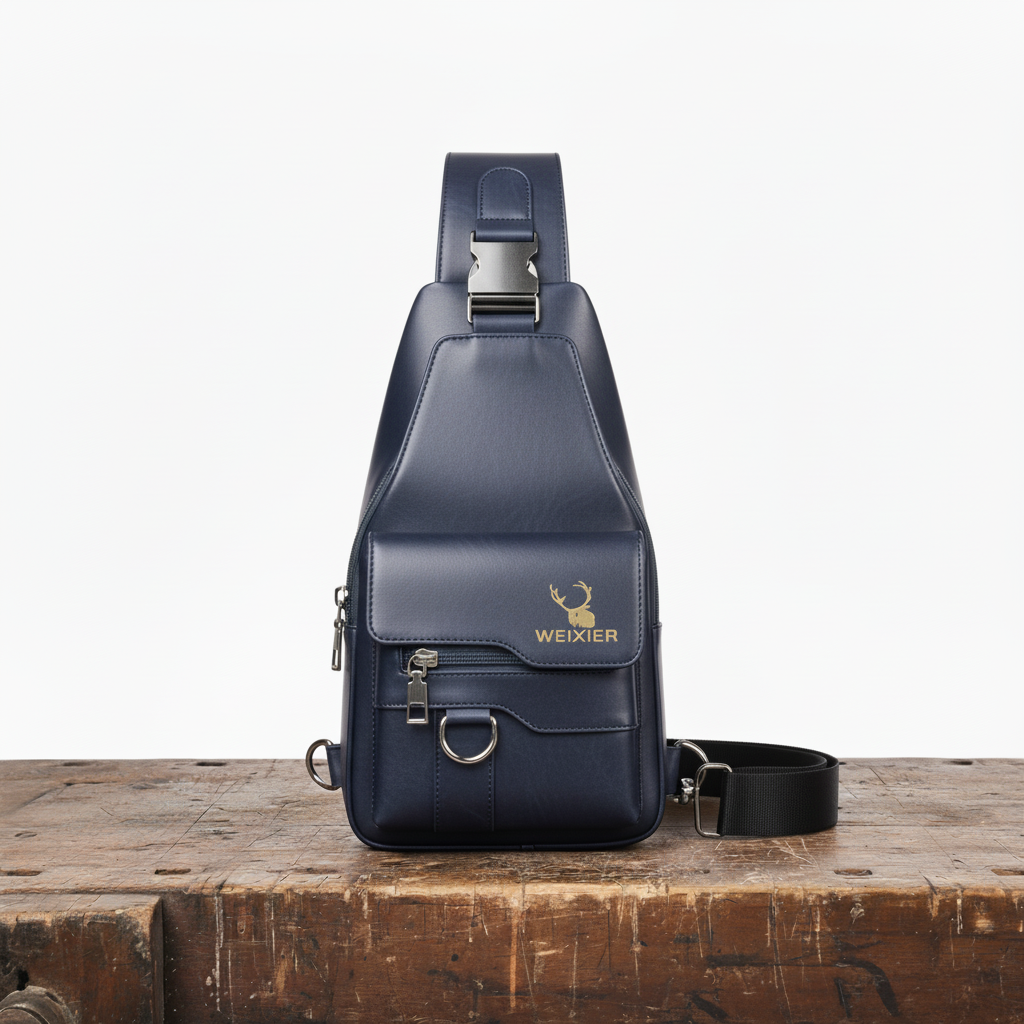 Noah Leather Chest Pocket