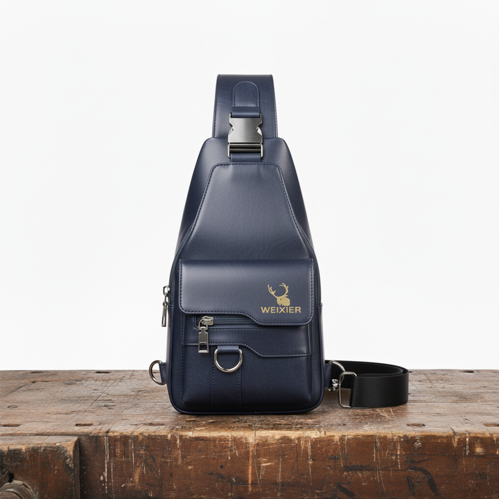 Noah Leather Chest Pocket