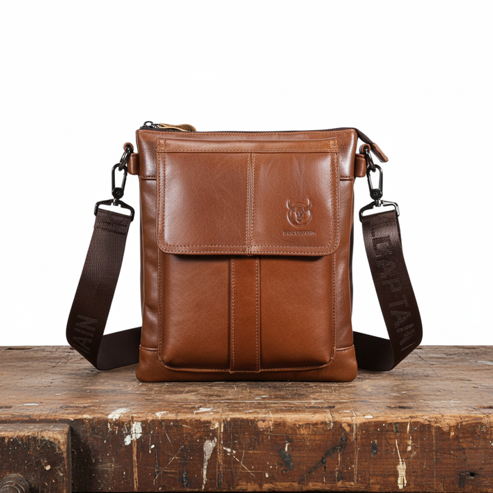 Anton Leather Shoulder Bag