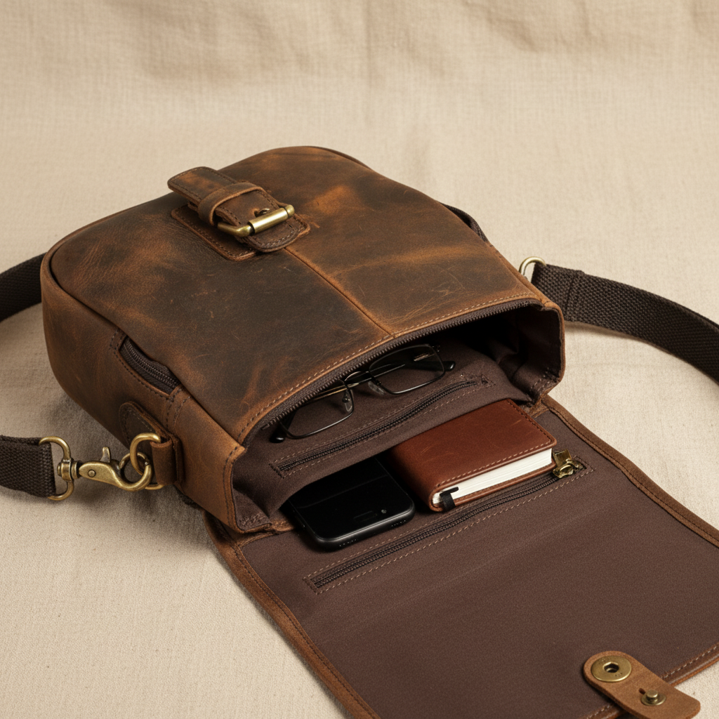 Nolan Leather Shoulder Bag