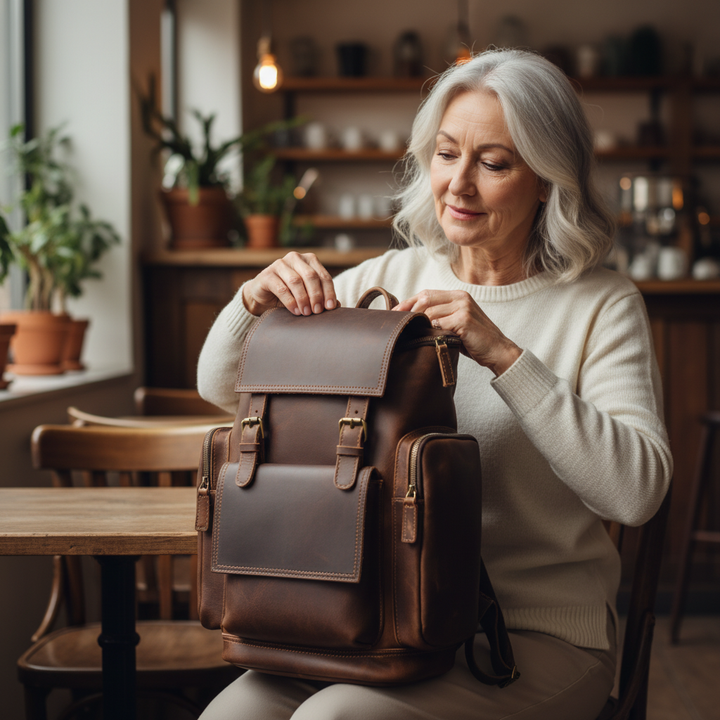 Moritz Leather Backpack