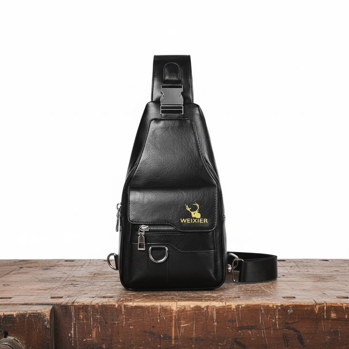 Noah Leather Chest Pocket