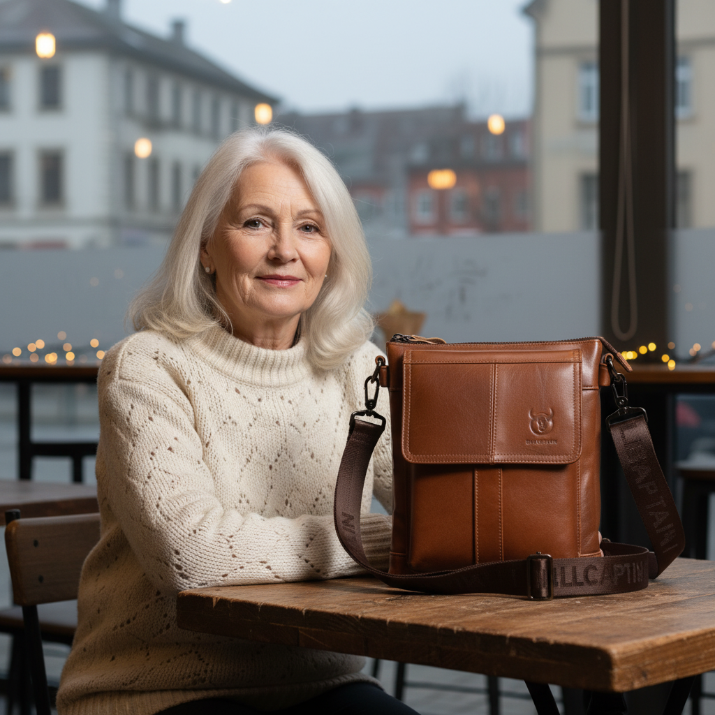 Anton Leather Shoulder Bag