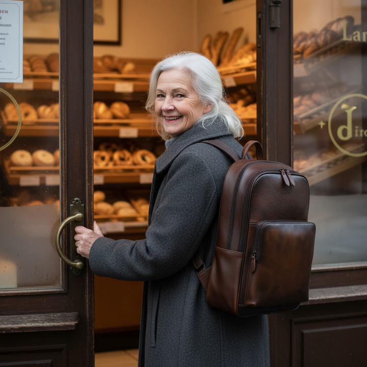 Bennett Leather Backpack