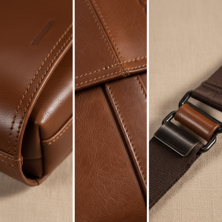 Anton Leather Shoulder Bag