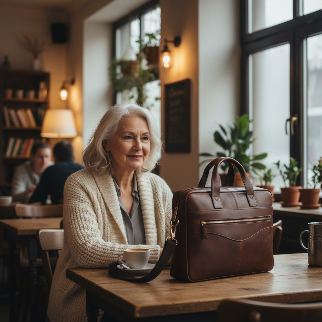 Anthony Leather Briefcase