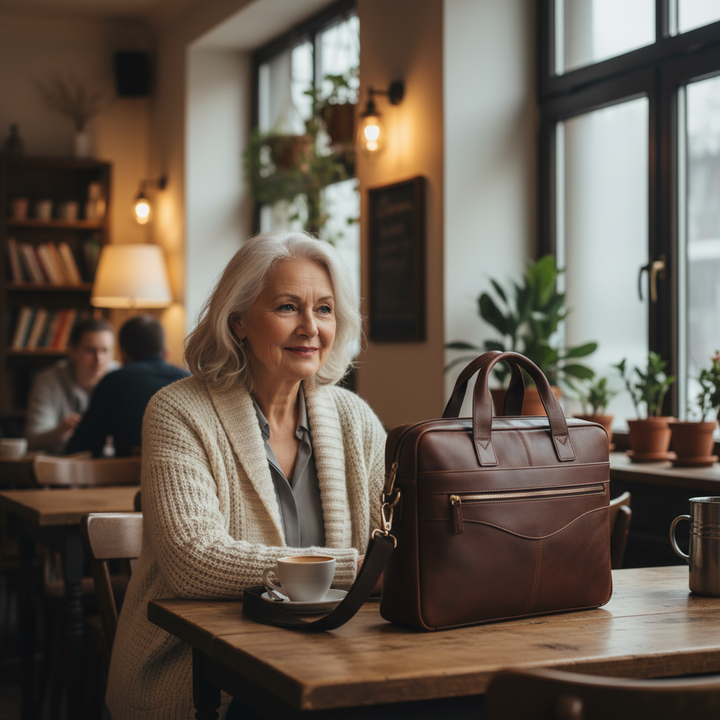 Anthony Leather Briefcase