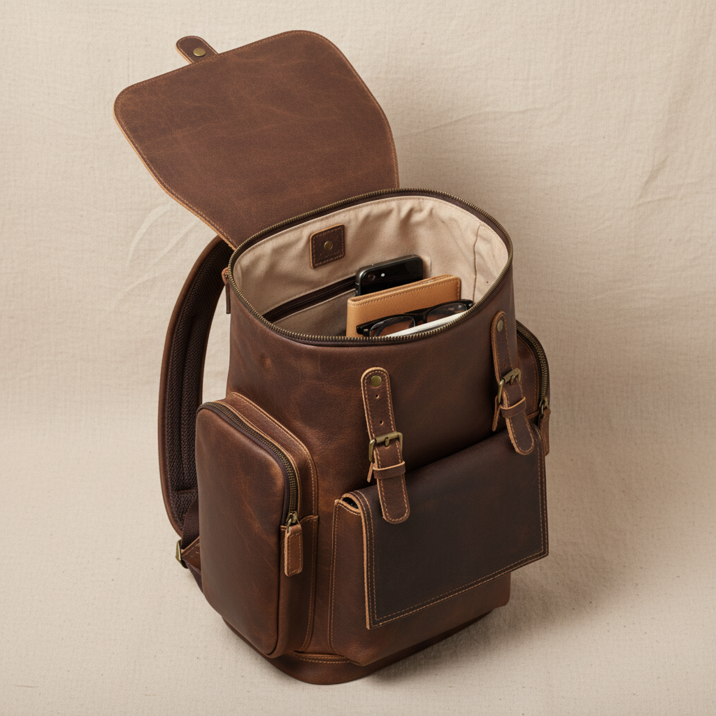 Moritz Leather Backpack