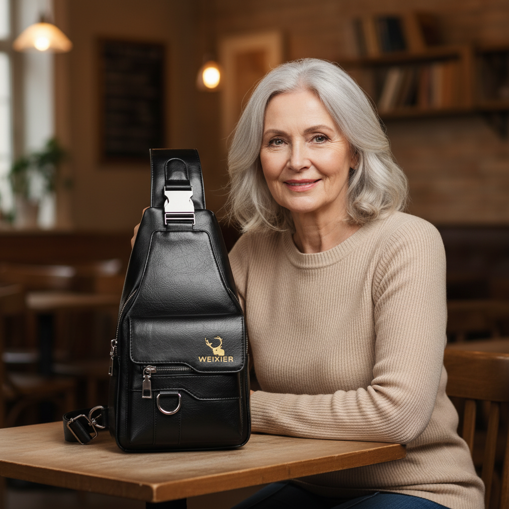 Noah Leather Chest Pocket