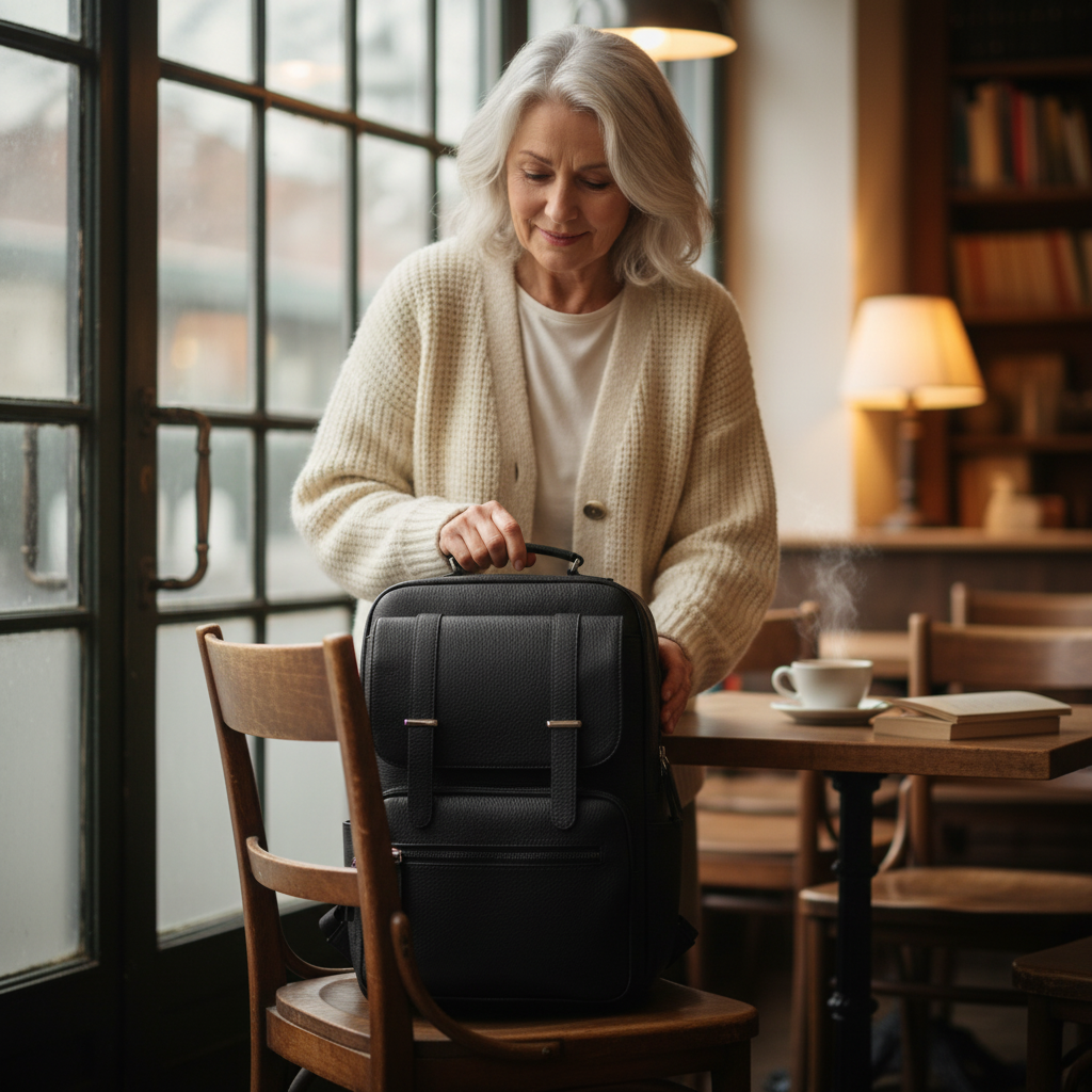 Nathan Leather Backpack
