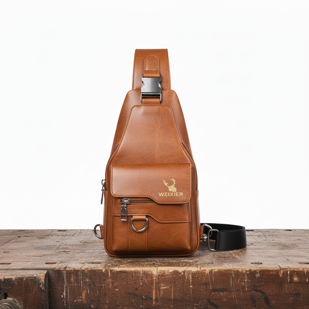 Noah Leather Chest Pocket