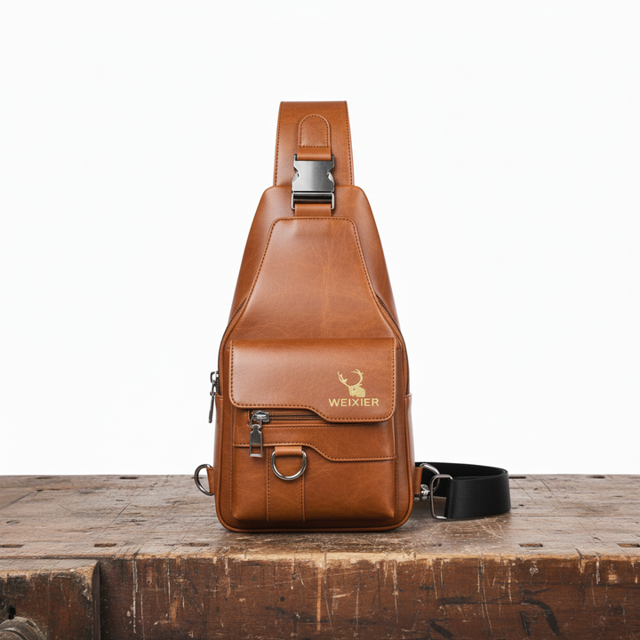Noah Leather Chest Pocket