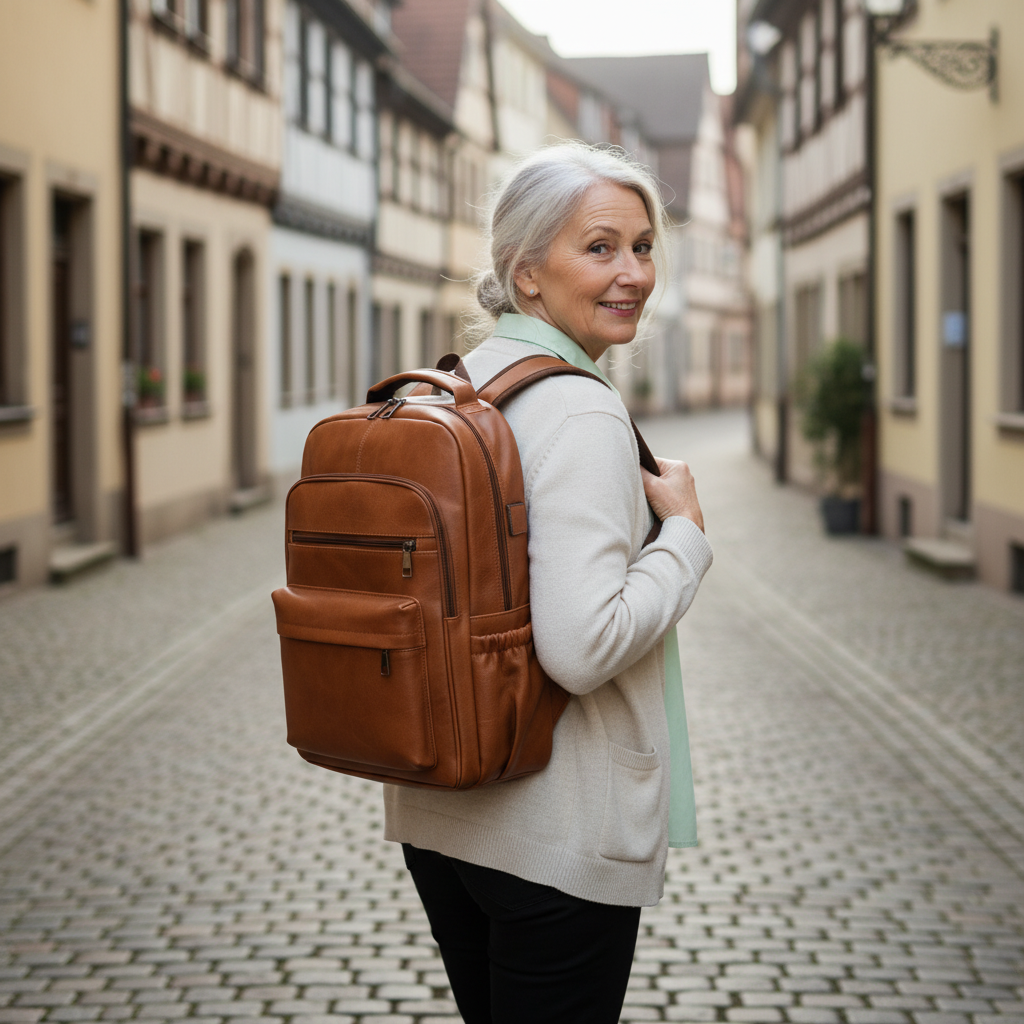 Theo Leather Rucksack