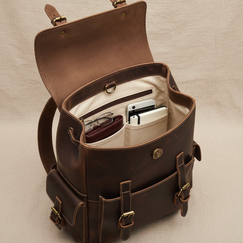 Marcus Leather Backpack